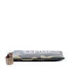 Celine Small Camouflage Coated Canvas Pouch with Strap Secondhand