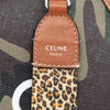 Celine Small Camouflage Coated Canvas Pouch with Strap Secondhand
