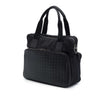 Bottega Veneta Nappa Intrecciato Trimmed Canvas Business Bag Secondhand