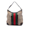 Gucci GG Canvas Web Shoulder Bag Secondhand