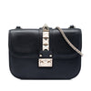 Valentino Small Leather Rockstud Glam Lock Crossbody Secondhand