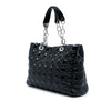 Dior Large Patent Cannage Lady Dior Soft Shopping Tote Secondhand