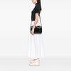 Saint Laurent Large Croc Embossed Leather Charlotte Flap Satchel Secondhand