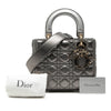 Dior Small Metallic Lambskin Cannage My ABCDior Lady Dior Secondhand
