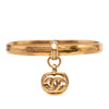Chanel Gold Plated CC Charm Bangle Secondhand