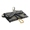Dior Oblique Canvas Embroidered Saddle Slim Belt Pouch Secondhand