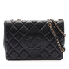 Chanel CC Quilted Lambskin Diamond Full Flap Secondhand