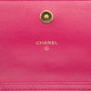 Chanel Mini CC Quilted Lambskin Pearl Samba Wallet On Chain Secondhand