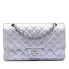Chanel Medium Classic Metallic Lambskin Double Flap Secondhand