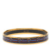 Hermès Narrow Horse Horseshoe Cloisonne Enamel Bangle 62 Secondhand