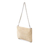 Chanel CC Quilted Suede Pochette Secondhand