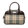 Burberry House Check Canvas Handbag Secondhand