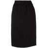 Ungaro Jacquard Black Cotton Skirt - '80s Second hand