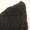 Secondhand Chanel Black Knitted Camélia Brooch - '90s