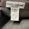 Dolce & Gabbana Grey Silk Trousers - 2000s Second hand