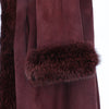 A.N.G.E.L.O. Vintage Cult Burgundy Sheepskin Coat - '80s Second hand