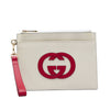 Gucci Calfskin Interlocking G Wristlet Clutch Secondhand