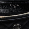 Chanel Small CC Quilted Caviar Zip Pouch Secondhand