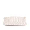 Bottega Veneta Brushed Calfskin Intrecciato Cradle Fold Over Shoulder Bag Secondhand