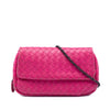 Bottega Veneta Mini Nappa Intrecciato Expandable Chain Flap Crossbody Secondhand