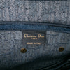 Dior Oblique Embroidered Denim Saddle Bag Secondhand