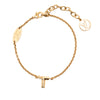 Louis Vuitton Gold Plated LV and Me T Bracelet Secondhand