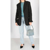 Gianfranco Ferré Black Wool and Fur Blazer - '90s Second hand
