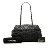 Chanel Quilted Iridescent Calfskin Chic Quilt Bowling Bag Secondhand