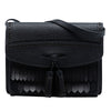 Burberry Small Grainy Calfskin Broguing Tassel Macken Crossbody Secondhand