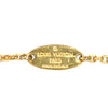 Louis Vuitton Gold Plated Collier LV Angel Necklace Secondhand