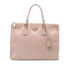 Prada Large Saffiano Lux Galleria Double Zip Satchel Secondhand