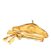 Chanel Gold Plated Beret Hat Brooch Secondhand