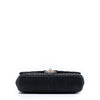 Chanel Chevron Python Embossed Calfskin and Suede Single Flap Secondhand