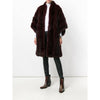 Christian Dior Burgundy Fur Coat - '80s Second hand