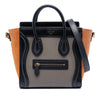 Celine Nano Tricolor Leather Luggage Tote Secondhand