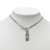 Chanel CC Brass Strass Pendant Necklace Secondhand