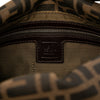 Fendi Zucca Canvas Double Flap Shoulder Bag Secondhand