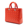 Dior Large Patent Cannage Lady Dior Secondhand