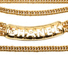 Secondhand Chanel Gold Plated Logo Plate Chain Belt