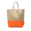 Celine Small Bicolor Leather Vertical Cabas Secondhand