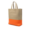 Celine Small Bicolor Leather Vertical Cabas Secondhand