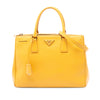 Prada Medium Saffiano Lux Galleria Double Zip Satchel Secondhand