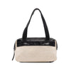 Chanel Bicolor Fabric and Leather Shoulder Bag - 2000s Second hand