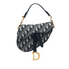 Dior Mini Oblique Canvas Saddle Bag Secondhand