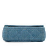 Dior Medium Denim Tie Dye Macrocannage Caro Bag Secondhand