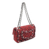 Chanel Medium Tweed Braided Charms Double Flap Secondhand