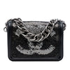 Chanel Small Lambskin Beaded Crystal Flap Secondhand