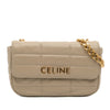 Celine Matelasse Goatskin Monochrome Chain Shoulder Bag Secondhand