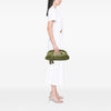 Gucci Calfskin Bamboo Frame Tassel Clutch Secondhand