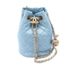 Chanel Quilted Lambskin Pearl Crush Bucket Bag Secondhand
